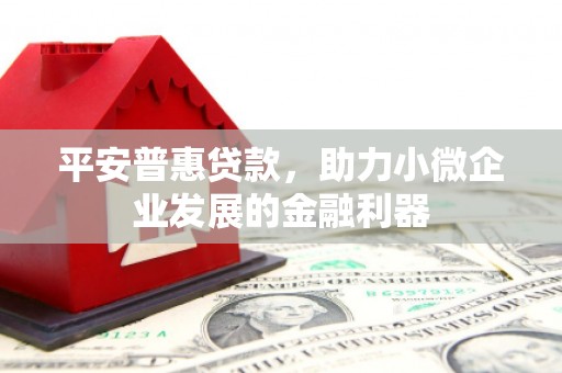 太仓平安普惠贷款，助力小微企业发展的金融利器