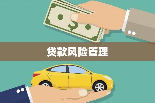 太仓贷款风险管理