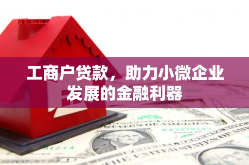 太仓工商户贷款，助力小微企业发展的金融利器