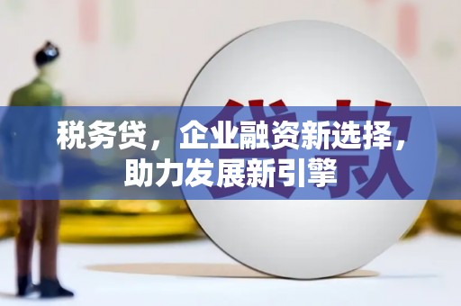 太仓税务贷，企业融资新选择，助力发展新引擎