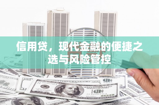 太仓信用贷，现代金融的便捷之选与风险管控